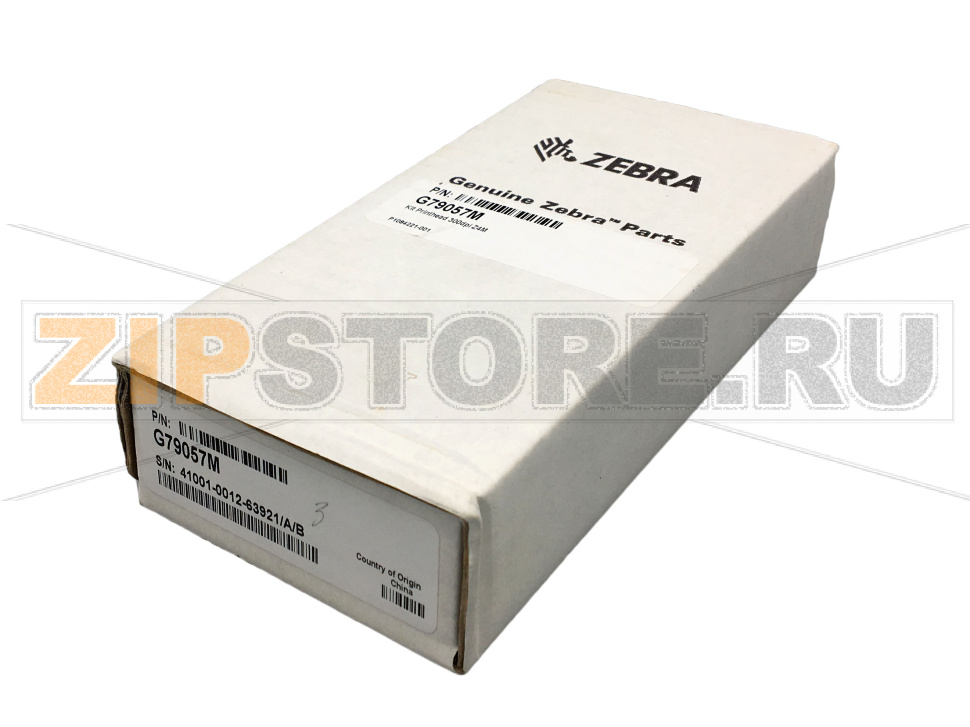 Печатающая термоголовка Zebra Z4M (300dpi) Оригинальная печатающая головка Zebra G79057M предназначена для установки в промышленный принтер этикеток Zebra Z4M с разрешением печати 300 dpi. Термоголовка формирует изображение посредством точечного нагрева термочувствительного материала либо красящей ленты при термотрансферной печати. Она подходит для нанесения текста, штрихкодов, графики и служебной информации на этикетки и ярлыки.
