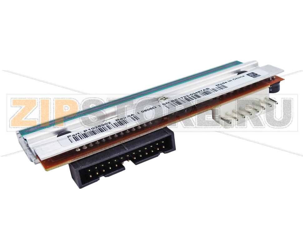 Печатающая термоголовка Zebra 110Xi4 (203dpi) Термоголовка — основной печатающий узел принтера, формирующий изображение путем точечного нагрева линейки резистивных элементов. В режиме термотрансферной печати краситель переносится с риббона на этикетку, в режиме прямой термопечати изображение проявляется на термочувствительном материале. Разрешение 203 dpi подходит для печати текста, линейных и двумерных штрихкодов, логотипов и графики на этикетках шириной до 102 мм. Деталь используется при плановой замене изношенного узла или при его выходе из строя. Запчасть на сборочном чертеже под номером: 1Количество запчастей в комплекте: 1