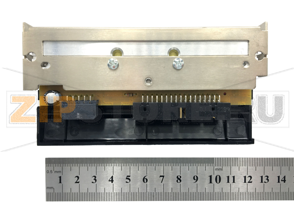 Печатающая термоголовка Zebra Z4Mplus (300dpi)  Оригинальная печатающая головка Zebra G79057M предназначена для промышленного принтера этикеток Zebra Z4Mplus с разрешением 300 dpi. Также запчасть может обозначаться артикулами 79057-2M, KPA-106-12TAF5-ZB4 и 79057M. Перед заказом необходимо проверить модель и разрешение установленной головки: детали на 203 и 300 dpi не являются взаимозаменяемыми без соответствующей конфигурации оборудования.

Термоголовка служит для формирования текста, штрихкодов, двумерных кодов и графики на этикетках. При прямой термопечати нагревательные элементы воздействуют на термочувствительный материал, а при термотрансферной печати переносят красящий слой с риббона на носитель. Разрешение 300 dpi подходит для макетов с мелкими символами и компактными кодами.Запчасть на сборочном чертеже под номером: 3 